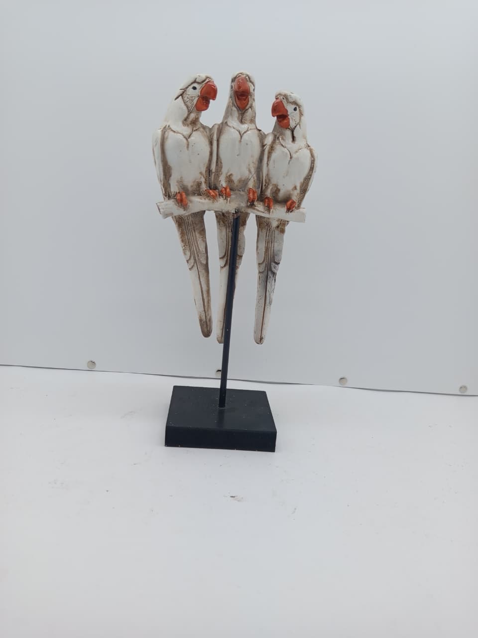 3-piece parrot - Sculpture - H5026
