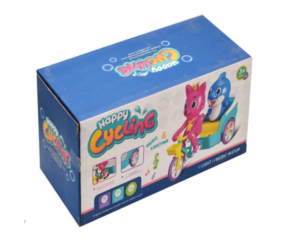 Happy cycling - Cats on bicycles - R637B