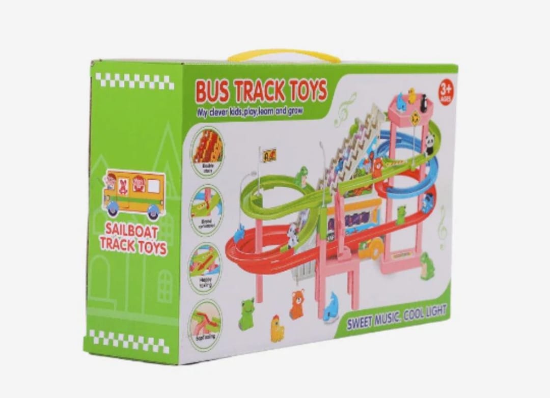 Bus track toys - Dog with stairs small - R678