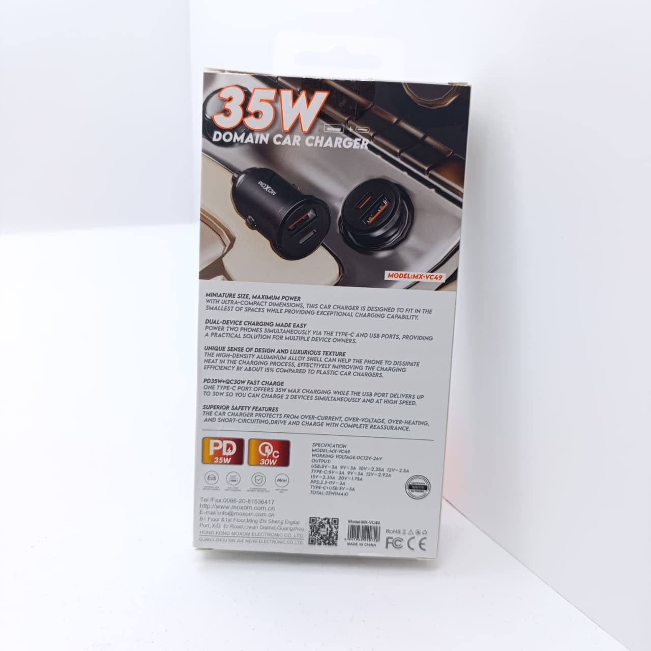 Moxom - Car charger - GVC49