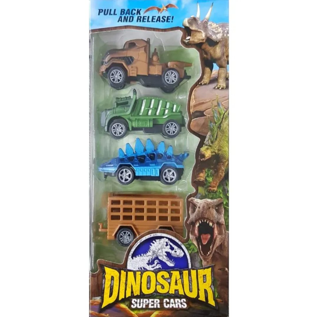 Super cars - 4 types of dinosaur cars - R757-30