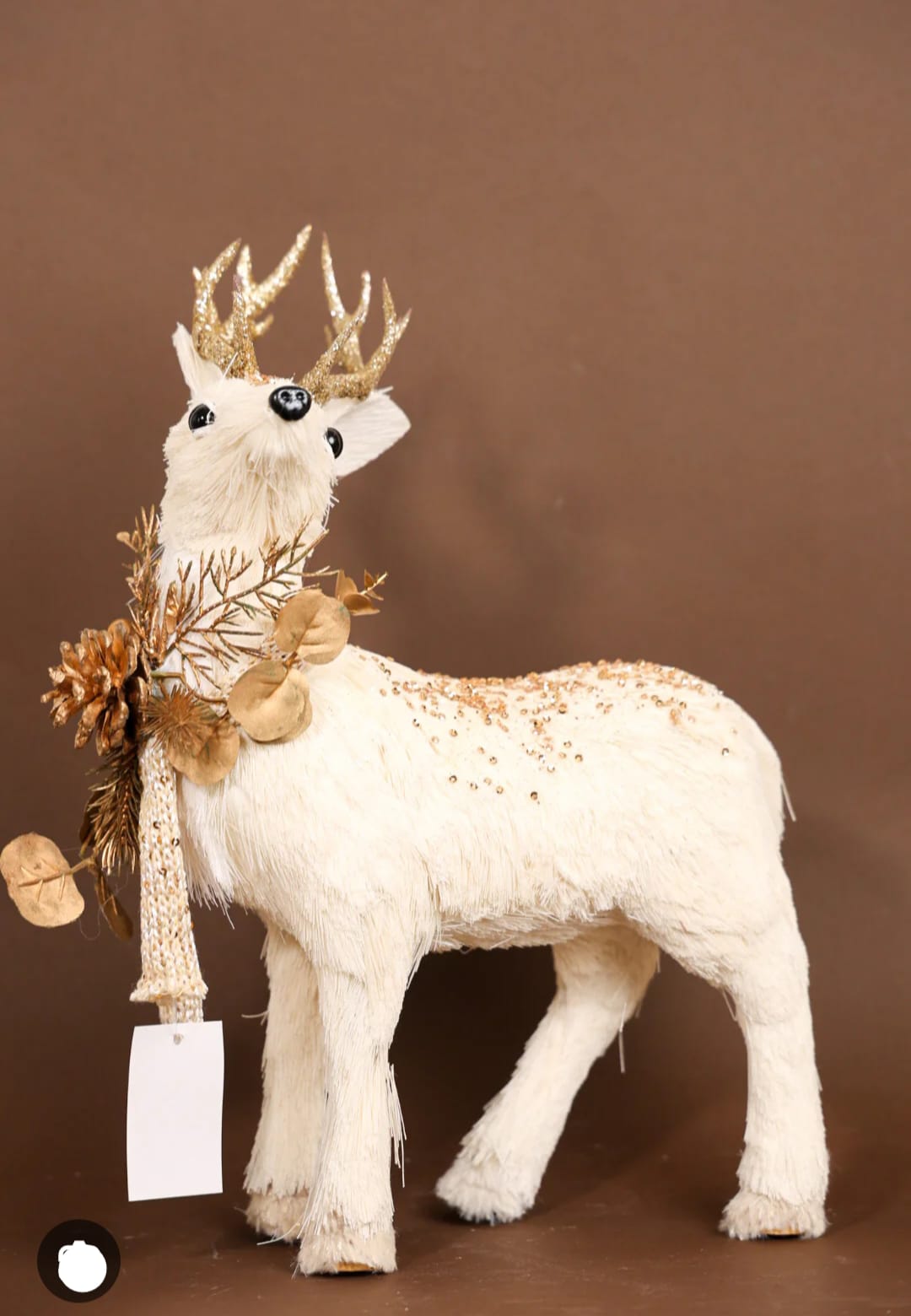 ShakdaSet - White deer statue - G5090