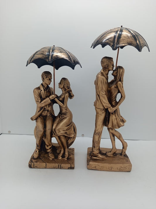 Girl with Umbrella - Sculpture - H5002