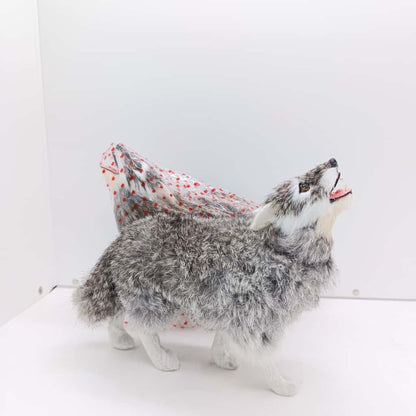 Pen-lux - Furry wolf toy - B7069-2