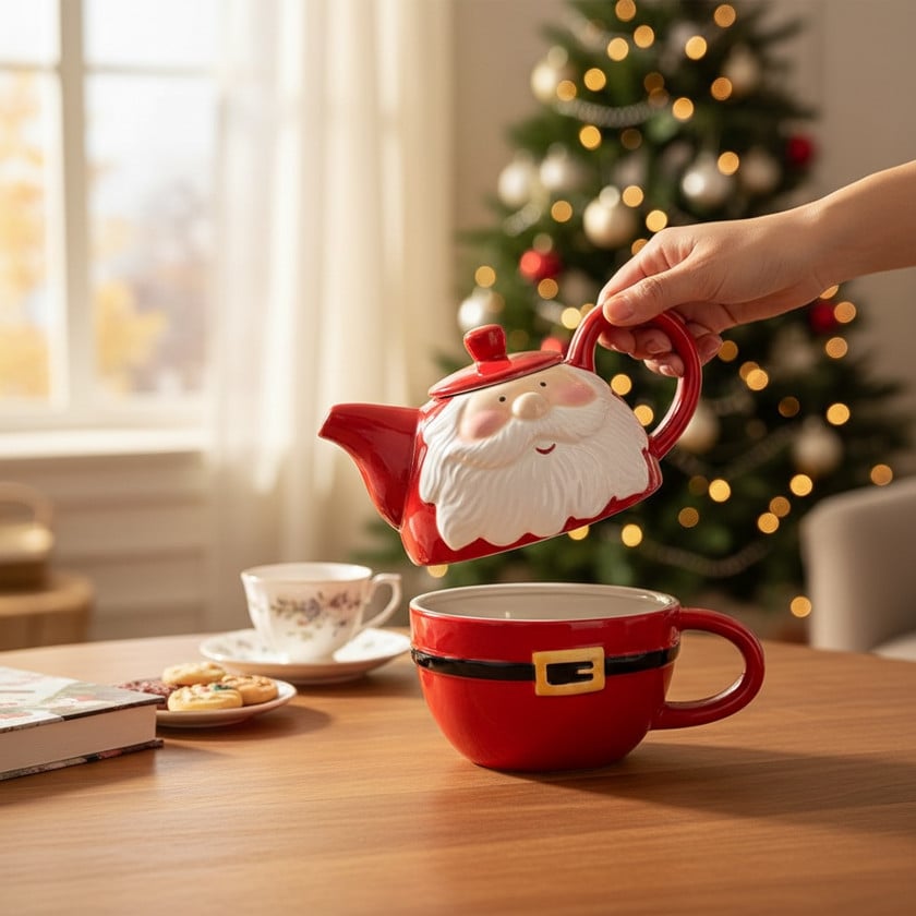 ŞaxdaSet - Santa klaus Çaydanı  - G5083