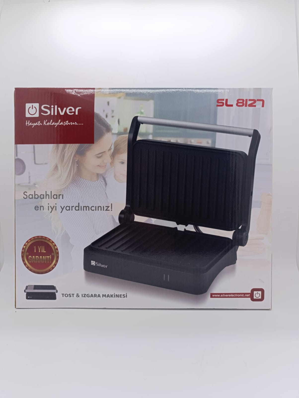 Silver - Toaster - 8127